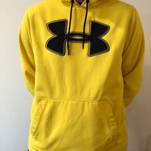 Under Armour Men’s LG Yellow Sweatshirt / Hoodie